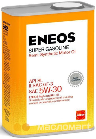 5/30 Super Gasoline  ENEOS   0,94л. п/синт. API SL Масло моторное /кор.20шт./