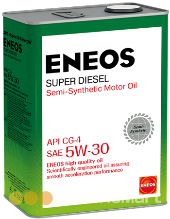 5/30 Super Diesel ENEOS   4л. п/синт. API CG-4 Масло моторное /кор.6шт./