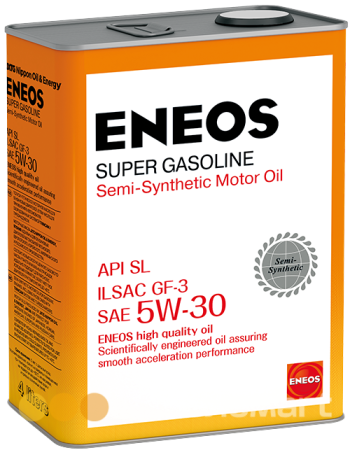 5/30 Super Gasoline  ENEOS   4л. п/синт. API SL Масло моторное /кор.6шт./